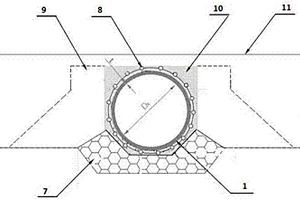 采用整体式钢波纹管成型的路基涵洞结构