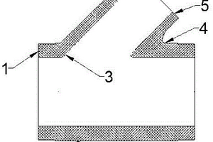 45度Y型聚乙烯异径三通管件