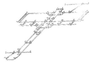 多功能组合式矿井巷道布置模型