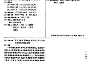 使用无机组合物防止水垢的方法以及由此采用的无机组合物