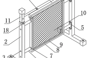用于采矿工程的警示防护栏