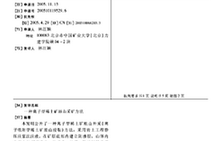 离子型稀土矿原山采矿方法