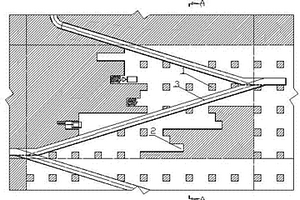 伪倾斜斜坡道盘区点柱式采矿法