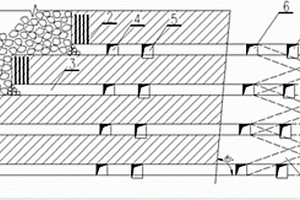 极厚大矿体大规模机械化无底柱分段崩落采矿方法