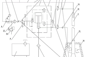 用于潜孔钻机的湿式除尘系统