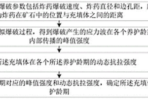 基于数值模拟的充填体养护龄期确定方法和装置