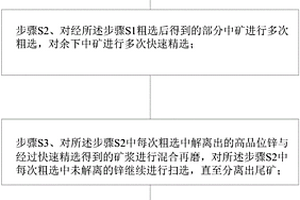 微细粒锌金属分离选矿方法及分离选矿装置