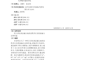 用于净化重金属污水的改性浮石及其制备方法和用途