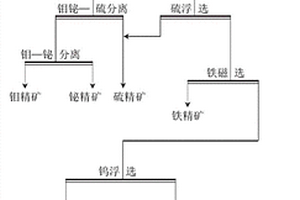 钨钼铋莹石复杂多金金属矿选工艺