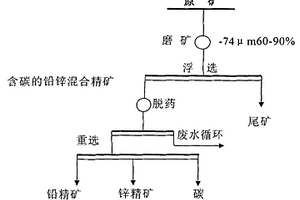 处理含碳铅锌多金属复杂硫化矿的工艺
