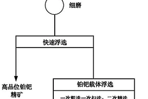 贵金属定向富集的选矿方法