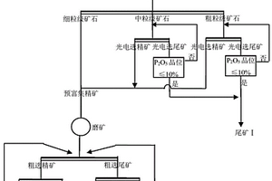 中低品位混合型胶磷矿的选矿工艺