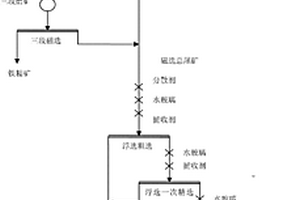 包头矿氧化矿浮选尾矿中回收铁和稀土的选矿工艺