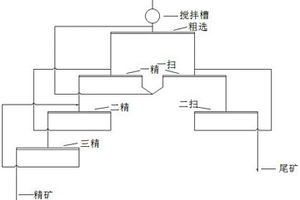 低品位短流程精矿提升选矿方法