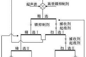 利用超声波生产低磷钼精矿的选矿方法