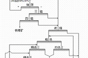 从低品位高磷钒钛磁铁矿中综合回收铁磷的选矿工艺