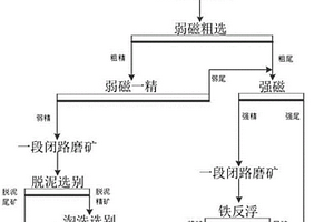 白云鄂博低品位混合铁矿石的选矿工艺