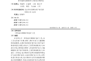 低品位铜镍矿的选矿工艺