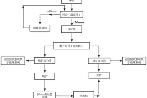 用于胶磷矿的重介质选矿与色选联合选矿工艺