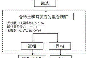 独居石磷灰石共生矿的富集方法