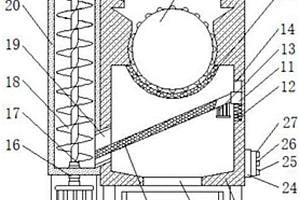 选矿机防堵料进料装置