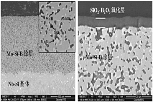 在Nb‑Si基合金上制备高温抗氧化涂层的方法
