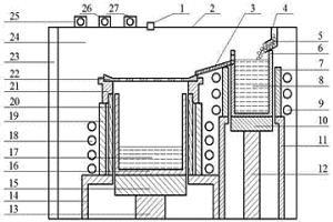 定向凝固及渣滤熔炼提纯多晶硅的设备