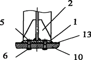 卧式加压釜固定隔板的连接结构
