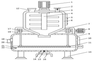 用于湿法冶金的高效原料融合装置