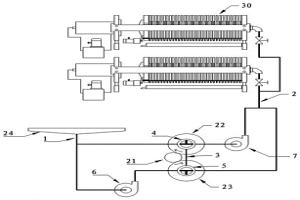 电解锌工艺中进行高效压滤的装置