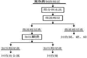 高杂质铜阳极泥预处理富集贵金属的方法