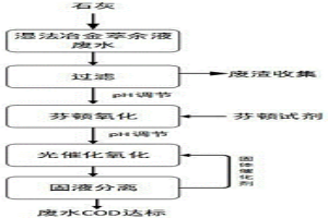 湿法冶金行业萃余液废水COD的去除方法