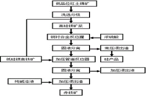 通过联合浸出工艺从低品位红土镍矿中回收镍、钴、铁和硅的方法