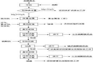 红土镍矿湿法冶炼废水的综合处理方法