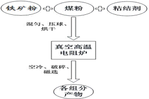 钒钛磁铁精矿直接还原多梯度提取工艺