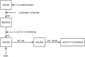 大理石废浆皂化P507-P204协同萃取体系的方法