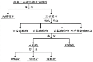 分离和回收废弃锂电池中金属的方法