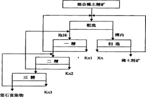 高钙稀土精矿的除钙方法