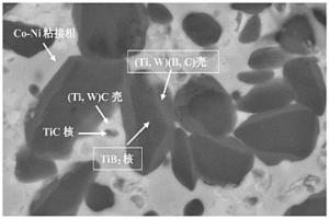 核壳结构TiB<Sub>2</Sub>基金属陶瓷及其制备方法