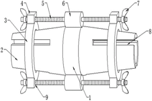 冶金机械部件的锥套连接结构