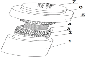 利用双重压制粉末冶金法制备小型螺旋伞齿轮的方法与装置