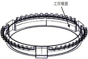 用于湿式同步器齿环的铜基粉末冶金摩擦材料
