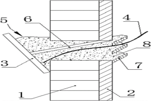 冶金炉集烟罩侧面墙体的修补方法