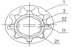油泵用粉末冶金内外转子总成