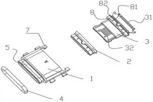 USB TYPE C单金属连接器结构