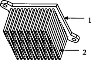 电子元件用梯度结构铜散热片的制备方法