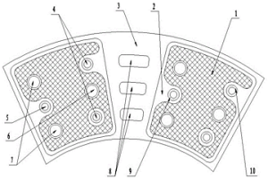 铆接结构的AMT新型摩擦片组件