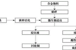 两步法从废弃电子物料中回收铜和金的方法