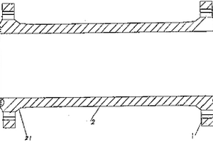 带法兰的铸型尼龙管道