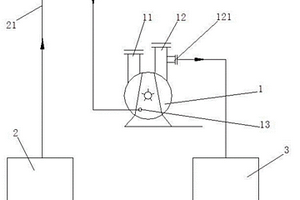 真空精炼系统液环泵工作液循环利用装置